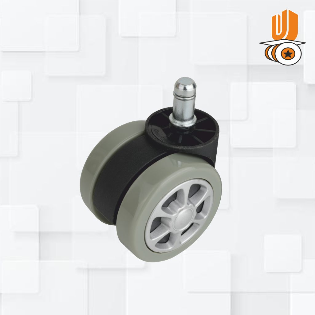 Heavy Duty 60mm Office Chair Wheel Pin Type(pack Of 1 Set Of 5 Piece)