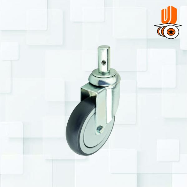 Heavy Duty  4 Inch 22mm Piller Tpr Caster Wheel Non Break(pack Of 1 Set Of 4 Piece)