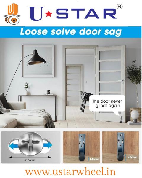 Fix Door Castor Pack Of Set Of 4 Piece